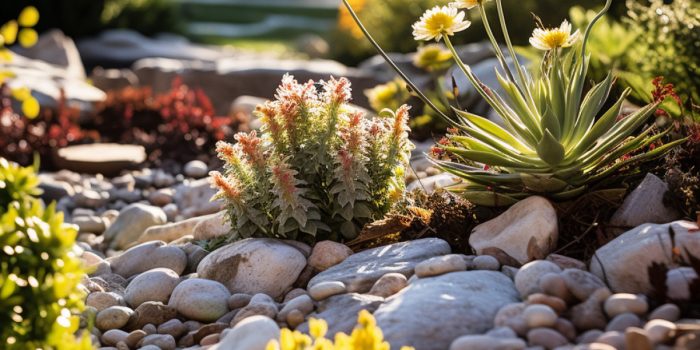Comment créer une rocaille sans entretien pour un jardin esthétique toute l'année ?