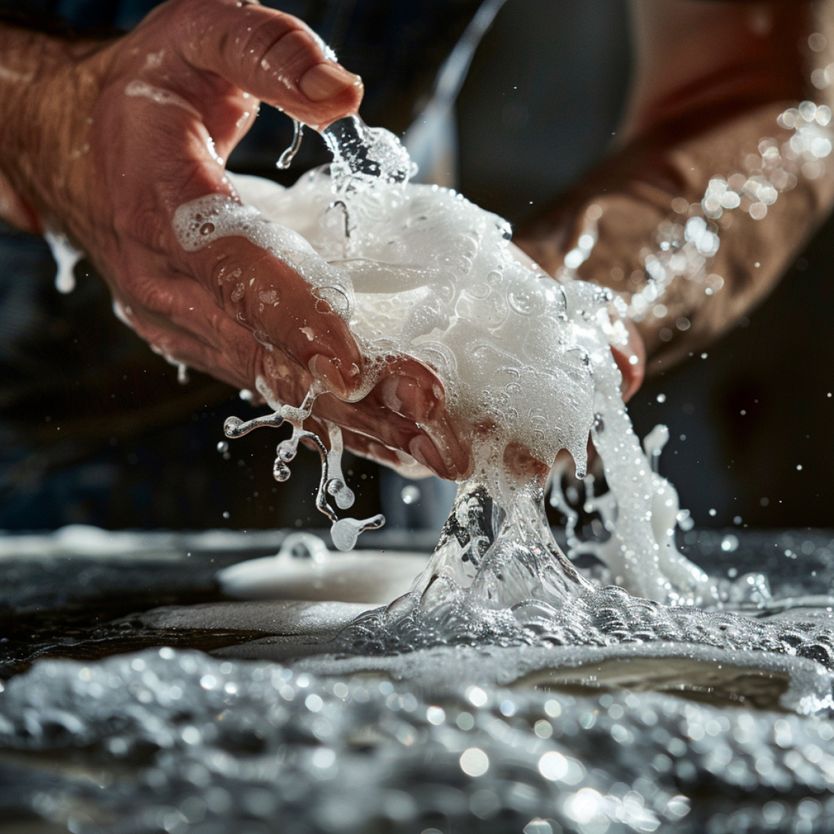Utilisation du vinaigre blanc pour retirer les résidus de joint en silicone