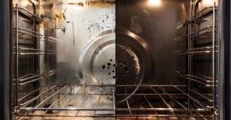 Nettoyage efficace du verre de four suite à une pyrolyse