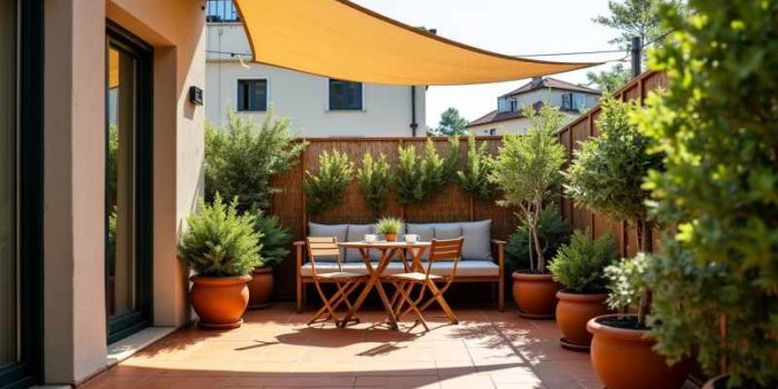 Comment aménager une petite terrasse pour profiter de l'ombre en été ? ChoiceDek