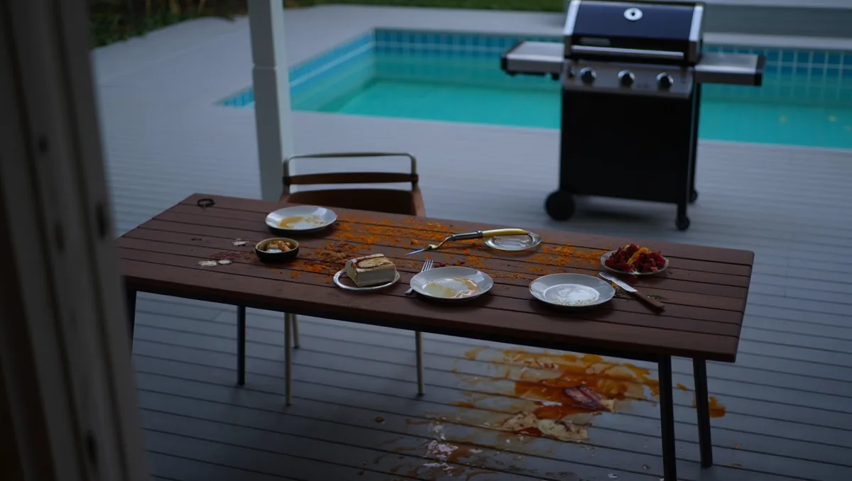 Entretien pratique selon l’usage — Pour une terrasse repas fréquemment salie par des projections alimentaires, intervenez rapidement sur les taches grasses et protégez les zones sous tables et barbecues. Autour d’une piscine, privilégiez les surfaces antidérapantes et contrôlez la compatibilité avec