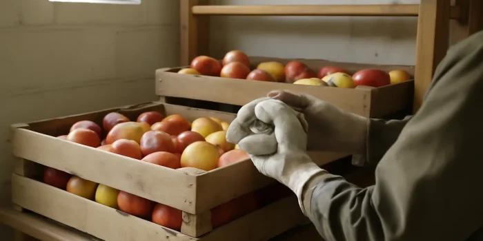 Comment conserver des pommes en cave pour qu'elles tiennent jusqu'en mars ?