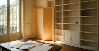Visite du projet Rousseau, rénovation d'un appartement parisien par Elodie Sierocki