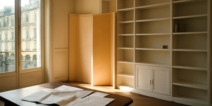 Visite du projet Rousseau, rénovation d'un appartement parisien par Elodie Sierocki