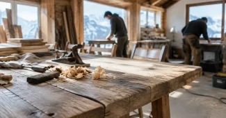 Chalet de luxe rénové à Verbier : transformation au cœur du Val de Bagnes