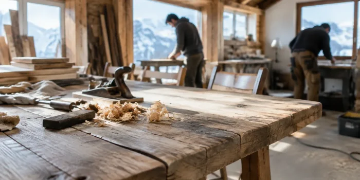 Chalet de luxe rénové à Verbier : transformation au cœur du Val de Bagnes