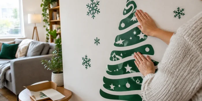 Décorer Noël 2025 avec des stickers muraux made in France : sélection Magic Stickers
