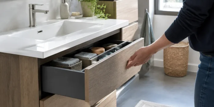 Optimiser sa salle de bains avec Kentia : modularité et design intelligent