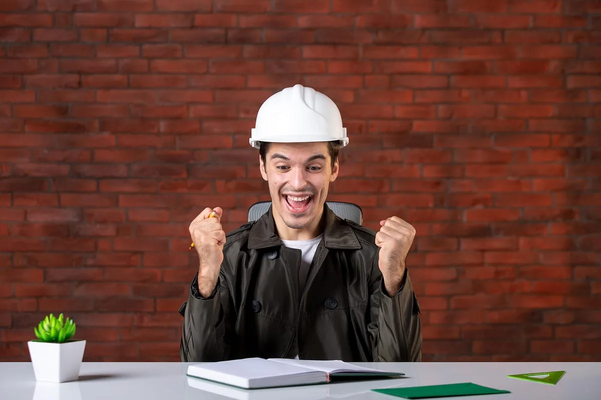 Main tenant une attestation d'assurance sur fond d'outils